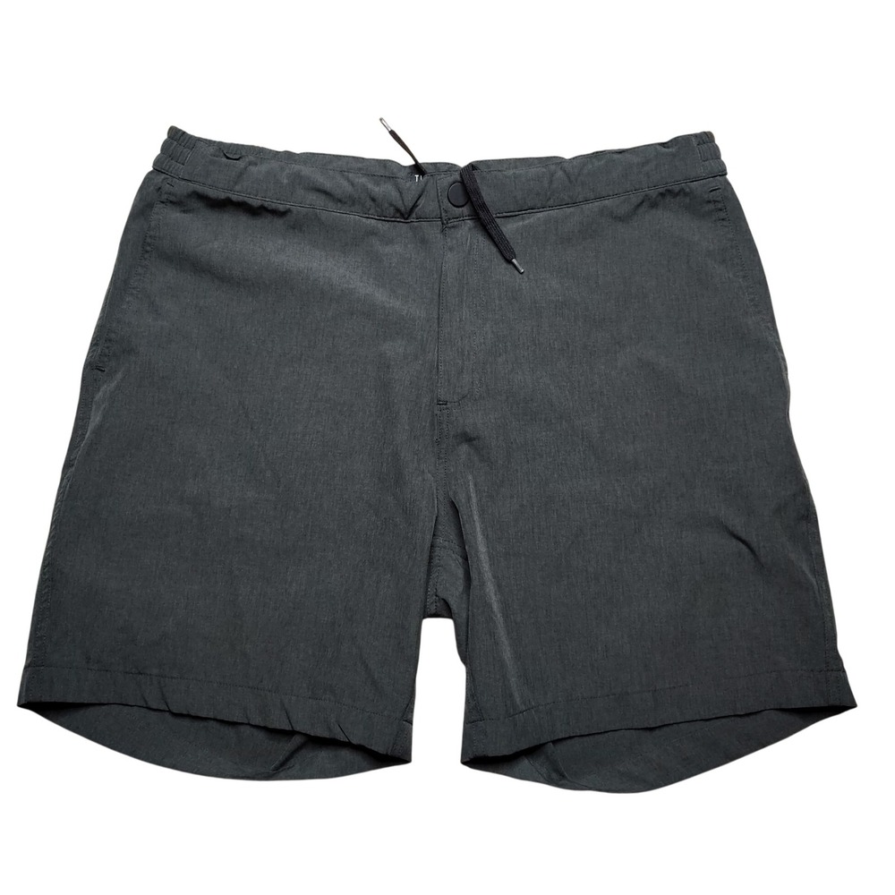 Thousand Miles All Day Shorts Mens Large Green Polyester Spandex Stretch 7in